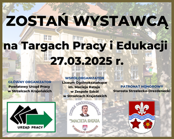 Zdjęcie artykułu Zostań Wystawcą na Targach Pracy i Edukacji - 27.03.2025 r.