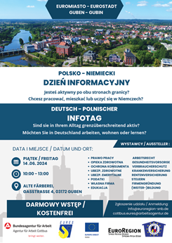 Obrazek dla: Polsko- Niemiecki Dzień Informacyjny w ramach EURES w Guben w Niemczech - 14.06.2024